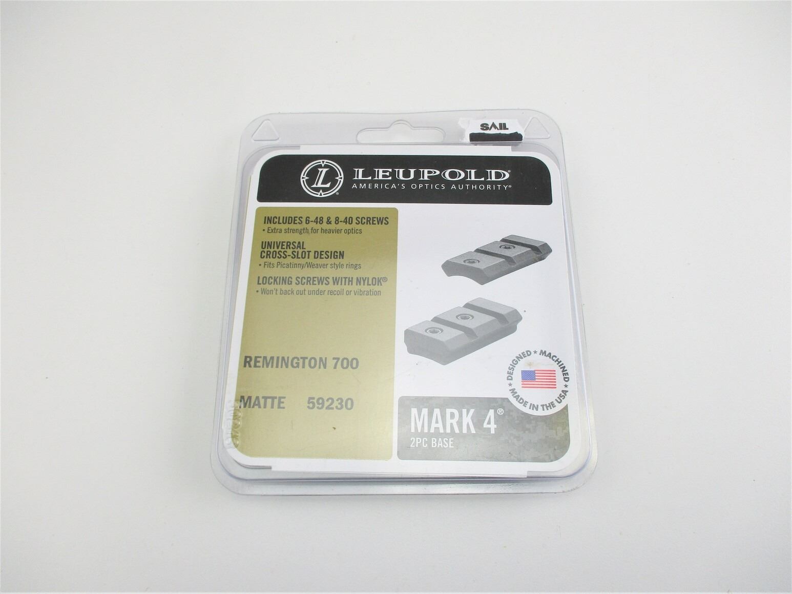 thumbnail image 2 of Leupold Backcountry Cross-Slot Picatinny Scope Base For Remington 783 Long Action - Lightweight 7075-T6 Aluminum 2 of 13