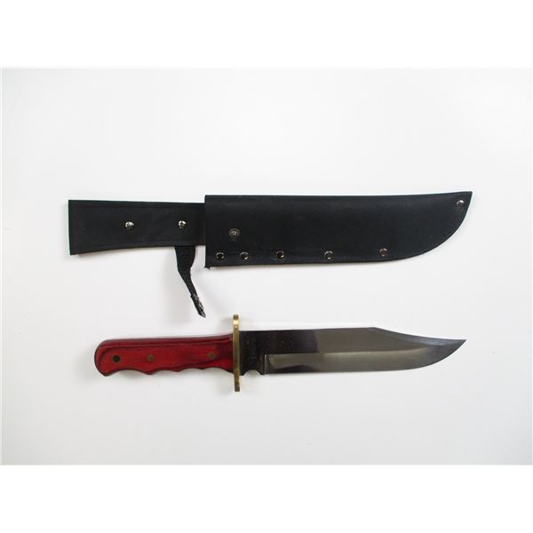 STAINLESS STEEL BOWIE KNIFE