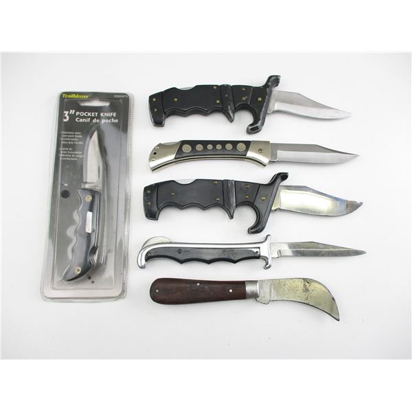 ASSORTED FOLDING KNIVES