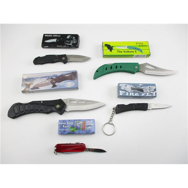 ASSORTED POCKET KNIVES