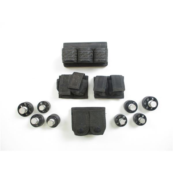 ASSORTED SPEED LOADERS & HOLSTERS