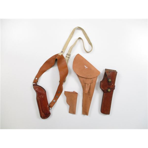 ASSORTED LEATHER HOLSTERS