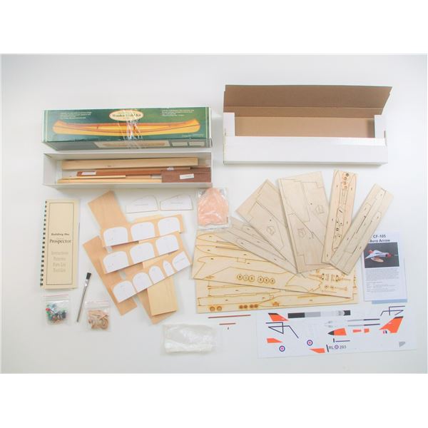 CANOE & FIGHTER JET MODELS