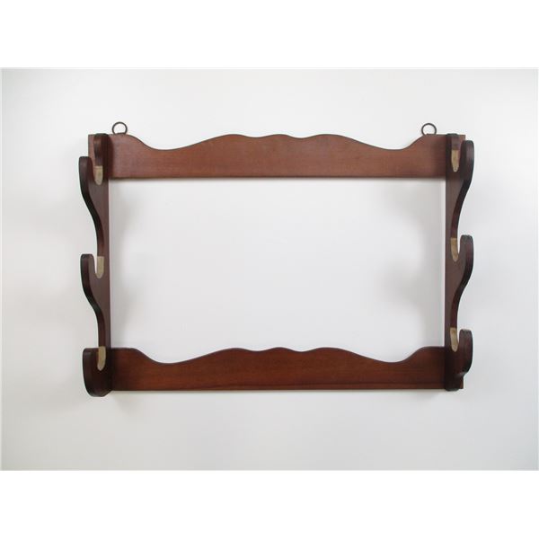 WOODEN RIFLE RACK
