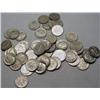 LOT OF 50 90% SILVER ROOSEVELT DIMES - 1964 OR EAR