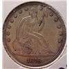 Image 1 : 1876-CC CARSON CITY SEATED LIBERTY HALF DOLLAR