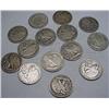 Image 2 : LOT OF 14 90% SILVER WALKING LIBERTY HALF DOLLARS 