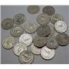 Image 2 : LOT OF 20 90% SILVER WASHINGTON QUARTERS - 1964 OR
