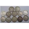 Image 2 : LOT OF 12 90% SILVER WALKING LIBERTY HALF DOLLARS 