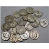 Image 1 : LOT OF 20 90% SILVER WASHINGTON QUARTERS - 1964 OR