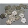 Image 2 : LOT OF 20 90% SILVER WASHINGTON QUARTERS - 1964 OR