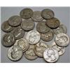 Image 1 : LOT OF 20 90% SILVER WASHINGTON QUARTERS - 1964 OR