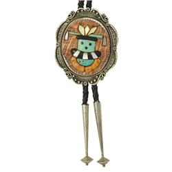Zuni Inlay Bolo Tie