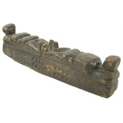 Woodlands (?) Carved Bowl