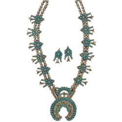 Zuni Cluster Necklace Set