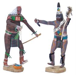 Two Hopi Kachina Carvings