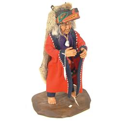 NW Coast Carved Doll