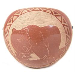 Santa Clara Pottery Seed Jar