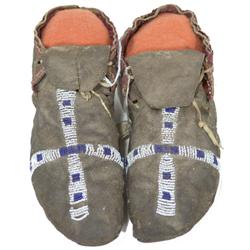 Plains Beaded Moccasins