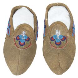 Woodlands Beaded Moccasins