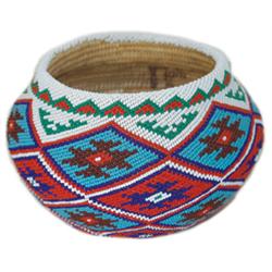 Paiute Beaded Basket