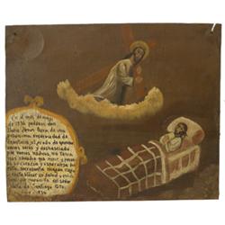 Antique Mexican Retablo