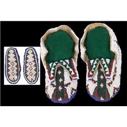 Plains Beaded Baby Moccasins