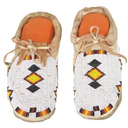 Shoshone Beaded Moccasins
