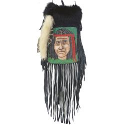 Pictorial Beaded Bag