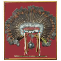 Plains Beaded Headdress