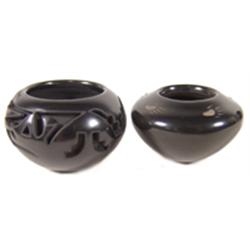 2 Santa Clara Pottery Vessels