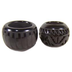 2 Santa Clara Pottery Jars