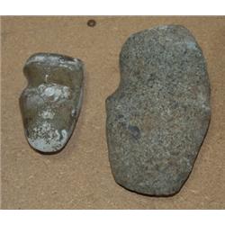 2 Stone Axe Heads