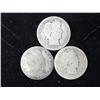 Image 1 : 3 Assorted Barber Quarters