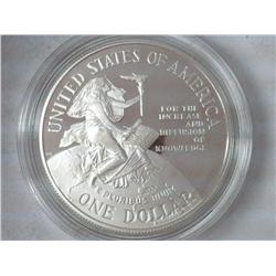 1996 Smithsonian Institution Proof Silver Dollar