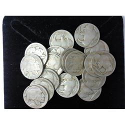 19 Assorted Buffalo Nickels (All In The Teen's)