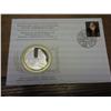 Image 1 : First Day Cover With Appx 26 Grams  Sterling Medal
