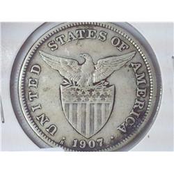 1907-S US/Philipinnes Silver Peso