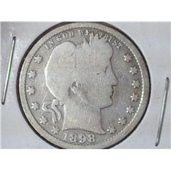 1898 Barber Quarter