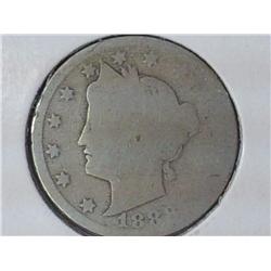 1888 Liberty "V" Nickel