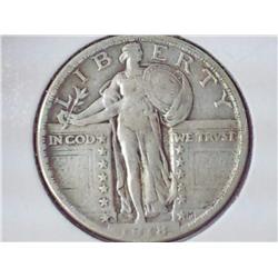 1918-D Standing Liberty Quarter (Fine)
