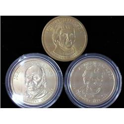 2008-P, 2007-P And 2008-P Presidential Dollars UNC