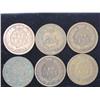 Image 2 : 6 Assorted Indian Head Cents (1890's)
