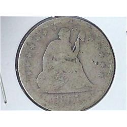 1857 Seated Liberty Quarter
