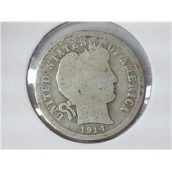 1914-D Barber Dime