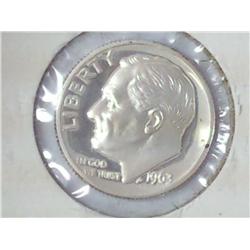 1963 Roosevelt Dime (Proof)