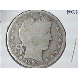 1902 Barber Half Dollar
