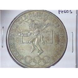 1968-M Mexico 25 Pesos .720 Silver
