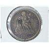 1877 Seated Liberty Dime (VF Damaged)