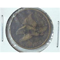 1858 Flying Eagle Cent (Small Letter)